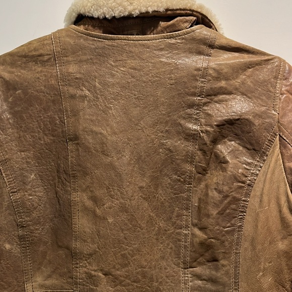 Banana Republic short leather jacket size xs - Picture 5 of 7